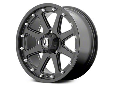 XD Addict Matte Black 6-Lug Wheel; 17x9; -12mm Offset (99-06 Sierra 1500)