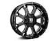 XD Buck 25 Gloss Black Milled 6-Lug Wheel; 20x10; -24mm Offset (99-06 Sierra 1500)