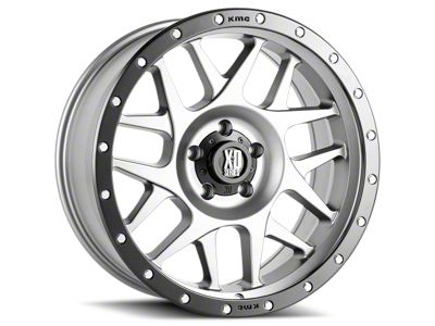 XD Bully Matte Gray with Black Ring 6-Lug Wheel; 17x9; -12mm Offset (99-06 Sierra 1500)