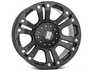 XD Monster Matte Black 6-Lug Wheel; 20x9; 18mm Offset (99-06 Sierra 1500)