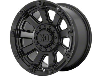 XD Gauntlet Satin Black 6-Lug Wheel; 20x10; -18mm Offset (99-06 Silverado 1500)