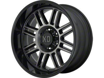 XD Cage Gloss Black with Gray Tint 6-Lug Wheel; 20x9; 18mm Offset (19-25 Sierra 1500)