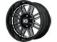 XD Cage Gloss Black Milled 6-Lug Wheel; 20x10; -18mm Offset (19-24 Sierra 1500)