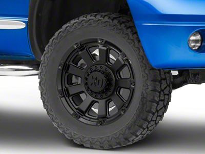 XD Gauntlet Satin Black 5-Lug Wheel; 17x9; 0mm Offset (02-08 RAM 1500, Excluding Mega Cab)