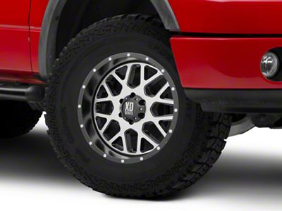 XD Grenade Satin Black with Machined Face 6-Lug Wheel; 20x9; 18mm Offset (04-08 F-150)