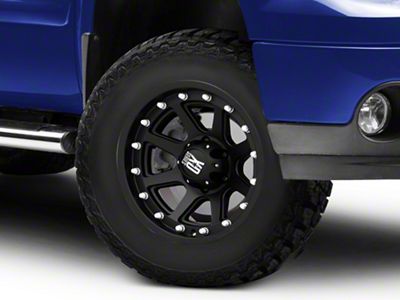 XD Addict Matte Black 6-Lug Wheel; 17x9; -12mm Offset (07-13 Sierra 1500)