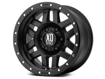 XD Machete Satin Black 6-Lug Wheel; 20x9; 18mm Offset (07-13 Sierra 1500)