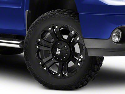 XD Monster Matte Black 6-Lug Wheel; 20x9; 18mm Offset (07-13 Sierra 1500)