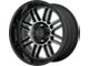 XD Cage Gloss Black with Gray Tint 6-Lug Wheel; 22x10; -18mm Offset (07-13 Silverado 1500)