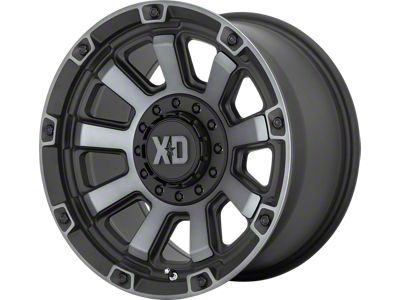 XD Gauntlet Satin Black with Gray Tint 6-Lug Wheel; 20x9; 0mm Offset (07-13 Silverado 1500)
