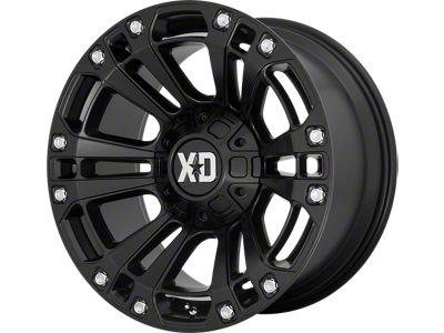 XD XD851 Satin Black 6-Lug Wheel; 20x9; 0mm Offset (07-13 Silverado 1500)