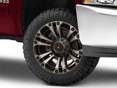 XD XD851 Satin Black with Gray Tint 6-Lug Wheel; 20x10; -18mm Offset (07-13 Silverado 1500)