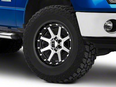 XD Addict Matte Black Machined 6-Lug Wheel; 18x9; 18mm Offset (09-14 F-150)