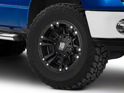 XD Monster II Matte Black 6-Lug Wheel; 17x9; -12mm Offset (09-14 F-150)