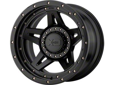 XD Brute Satin Black 5-Lug Wheel; 17x9; -12mm Offset (09-18 RAM 1500)