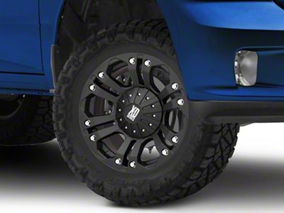 XD Monster Matte Black 5-Lug Wheel; 18x9; -12mm Offset (09-18 RAM 1500)