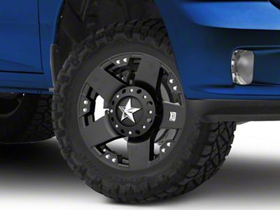 XD Rockstar Matte Black 5-Lug Wheel; 18x9; 0mm Offset (09-18 RAM 1500)