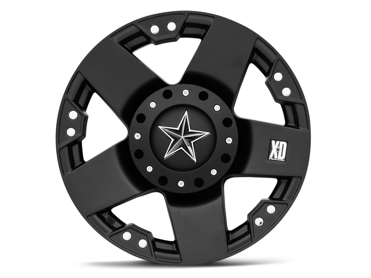XD RAM 1500 Rockstar Matte Black 5-Lug Wheel; 18x9; 0mm