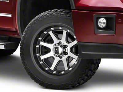 XD Addict Matte Black Machined 6-Lug Wheel; 20x9; 18mm Offset (14-18 Sierra 1500)