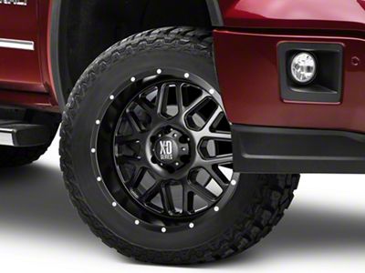 XD Grenade Satin Black 6-Lug Wheel; 20x9; 0mm Offset (14-18 Sierra 1500)