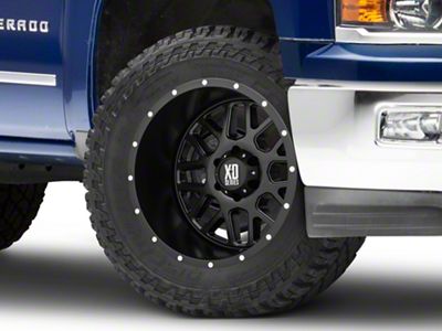 XD Grenade Satin Black 6-Lug Wheel; 20x9; 0mm Offset (14-18 Silverado 1500)