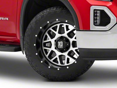 XD Grenade Satin Black Machined 6-Lug Wheel; 22x9.5; 30mm Offset (19-25 Sierra 1500)