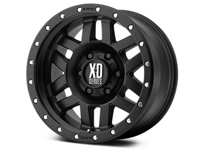 XD Machete Satin Black 6-Lug Wheel; 18x9; -12mm Offset (19-25 Sierra 1500)