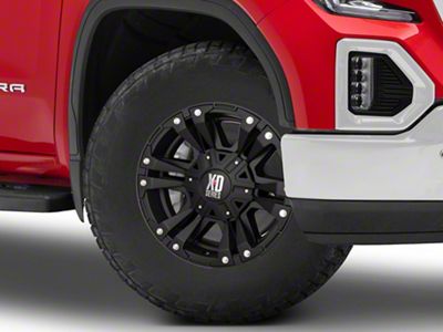 XD Monster II Matte Black 6-Lug Wheel; 18x9; 18mm Offset (19-25 Sierra 1500)