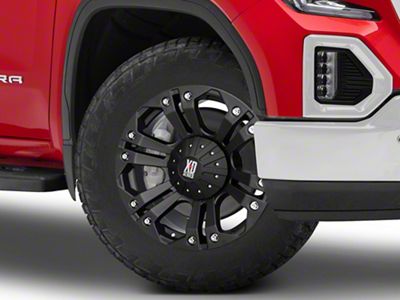 XD Monster Matte Black 6-Lug Wheel; 20x9; 18mm Offset (19-25 Sierra 1500)