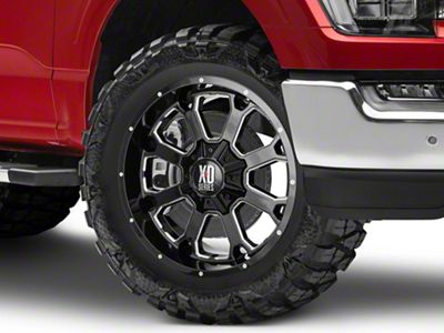 XD Buck 25 Gloss Black Milled 6-Lug Wheel; 20x9; 0mm Offset (21-25 F-150)