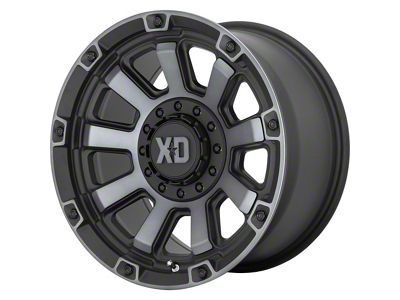 XD Gauntlet Satin Black with Gray Tint 6-Lug Wheel; 20x9; 0mm Offset (21-25 F-150)