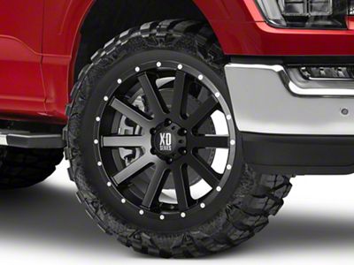 XD Heist Satin Black 6-Lug Wheel; 20x9; 30mm Offset (21-25 F-150)