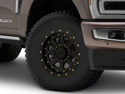 XD FMJ Satin Black 8-Lug Wheel; 17x9; -12mm Offset (23-25 F-250 Super Duty)