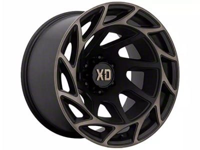 XD Onslaught Satin Black with Bronze Tint 8-Lug Wheel; 20x9; 0mm Offset (23-24 F-250 Super Duty)