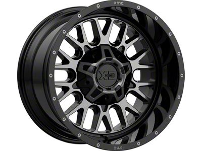 XD Snare Gloss Black with Gray Tint 8-Lug Wheel; 20x9; 18mm Offset (23-24 F-250 Super Duty)