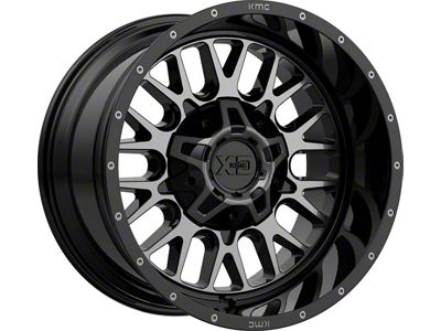 XD Snare Gloss Black with Gray Tint 8-Lug Wheel; 20x9; 0mm Offset (23-25 F-350 Super Duty SRW)