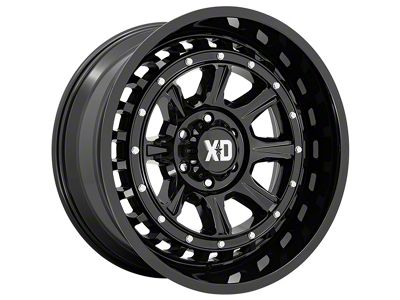 XD Outlander Gloss Black 6-Lug Wheel; 20x10; -18mm Offset (2024 Ranger)