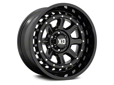 XD Outlander Gloss Black 6-Lug Wheel; 22x10; -18mm Offset (2024 Ranger)
