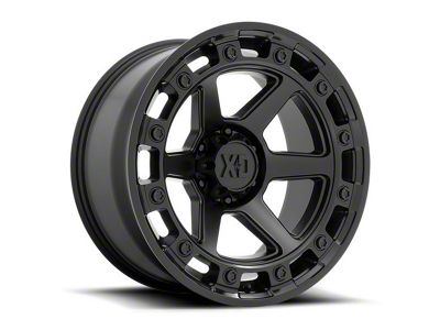 XD Raid Satin Black 6-Lug Wheel; 17x9; 0mm Offset (24-25 Ranger)