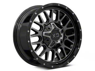 XD Snare Gloss Black with Gray Tint 6-Lug Wheel; 20x9; 18mm Offset (2024 Ranger)
