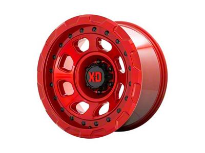 XD Storm Candy Red 6-Lug Wheel; 20x9; 0mm Offset (2024 Ranger)