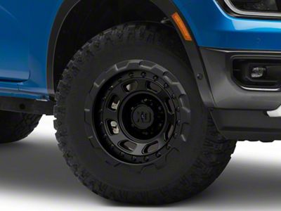 XD Storm Satin Black 6-Lug Wheel; 17x9; -12mm Offset (24-25 Ranger)