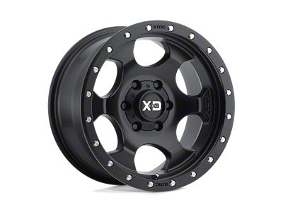 XD RG1 Satin Black with Reinforcing Ring 6-Lug Wheel; 17x8.5; 25mm Offset (91-96 Dakota)