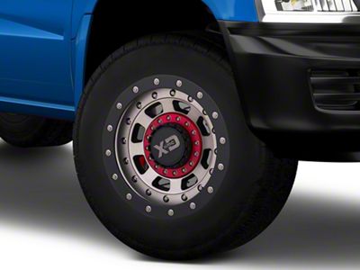 XD FMJ Satin Black with Dark Tint 5-Lug Wheel; 17x9; -12mm Offset (94-01 RAM 1500)