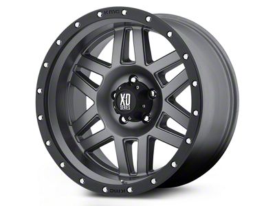 XD Machete Black Machined 5-Lug Wheel; 20x9; 18mm Offset (94-01 RAM 1500)