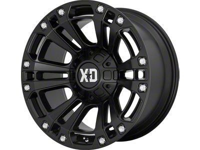 XD Monster 3 Satin Black 5-Lug Wheel; 20x10; -18mm Offset (94-01 RAM 1500)
