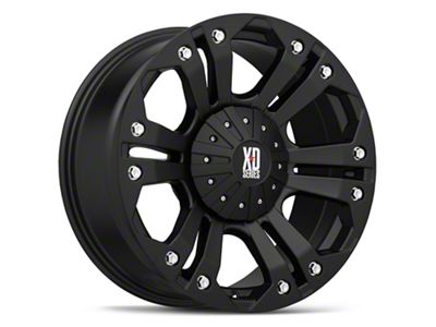 XD Monster Matte Black 5-Lug Wheel; 22x9.5; 18mm Offset (94-01 RAM 1500)