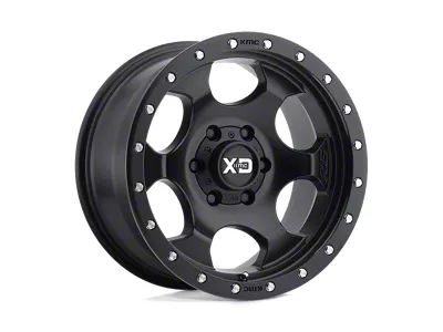 XD RG1 Satin Black with Reinforcing Ring 5-Lug Wheel; 17x8; 0mm Offset (94-01 RAM 1500)