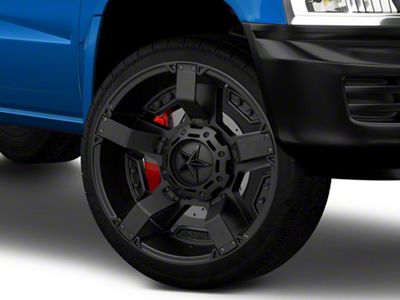 XD Rockstar II Matte Black 5-Lug Wheel; 22x9.5; 12mm Offset (94-01 RAM 1500)