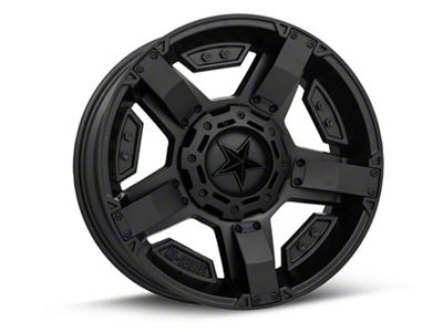 XD Rockstar II Satin Black 5-Lug Wheel; 17x8; 10mm Offset (94-01 RAM 1500)